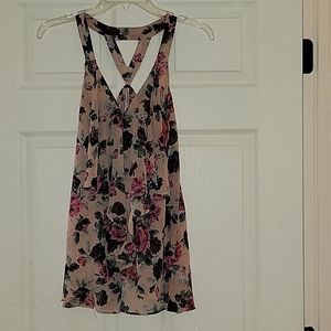 Zinga blouse tank floral size large